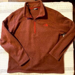 The North Face Quarter Zip Sherpa Lined Sweatshirt